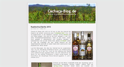 Desktop Screenshot of cachaca-blog.de